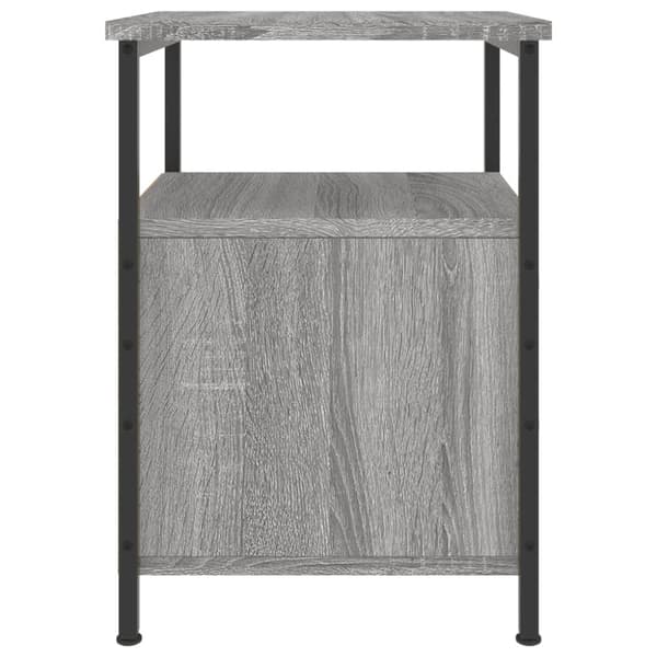 Yöpöytä harmaa sonoma 34x35,5x50 cm tekninen puu - Yöpöytä - Yöpöydät - Home & Living