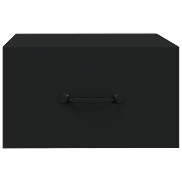 Seinäkiinnitettävät yöpöydät 2 kpl musta 35x35x20 cm - Seinäkiinnitettävä Yöpöytä - Seinäkiinnitettävät Yöpöydät - Home & Living