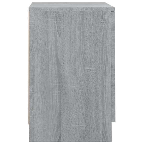 Sengeborde 2 stk. 38x35x56 cm konstrueret træ grå sonoma-eg - Sengebord - Sengeborde - Home & Living