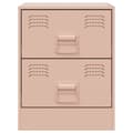 Miniatyrbilde 6 av 11: vidaXL Nattbord 2 stk rosa 34,5x39x44 cm stål