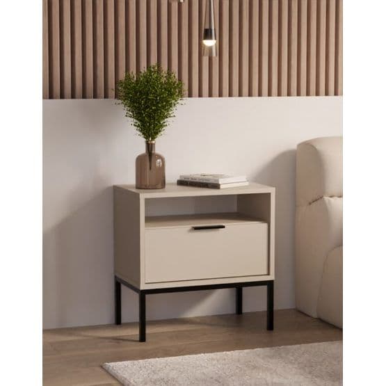 Austin - Sengebord - Cashmere And Black