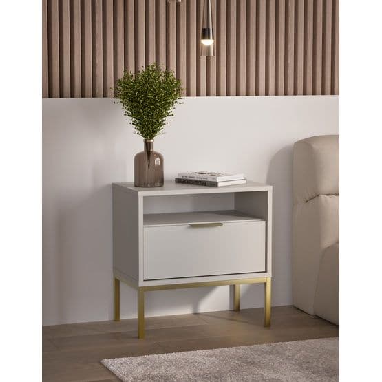 Austin - Sengebord - Cashmere And Gold