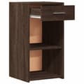 Miniatyrbilde 3 av 11: vidaXL Nattbord brun eik 35x34x65 cm konstruert tre