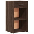 Miniatyrbilde 1 av 11: vidaXL Nattbord brun eik 35x34x65 cm konstruert tre