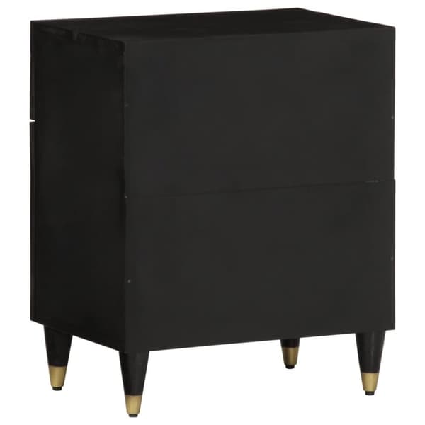 vidaXL Sängbord 50x33x60 cm massivt mangoträ
