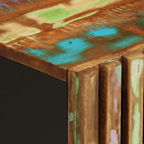 vidaXL Sängbord 40x34x46 cm massivt återvunnet trä