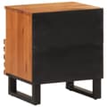 Miniatyrbilde 6 av 11: vidaXL Nattbord 2 stk 40x34x46 cm heltre akasie