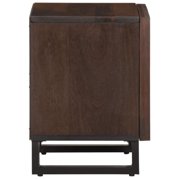 vidaXL Nattbord 40x34x46 cm heltre mango