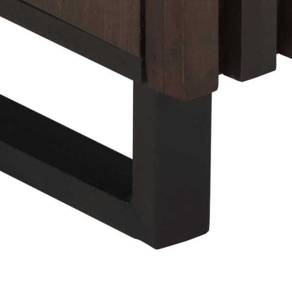 vidaXL Nattbord 40x34x46 cm heltre mango