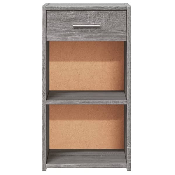 vidaXL Nattbord 2 stk grå sonoma 35x34x65 cm konstruert tre