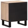 Miniatyrbilde 5 av 9: vidaXL Nattbord 40x34x46 cm heltre bleket mango