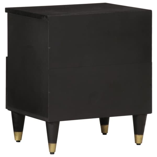vidaXL sengeborde 2 stk. 40x33x46 cm massivt mangotræ