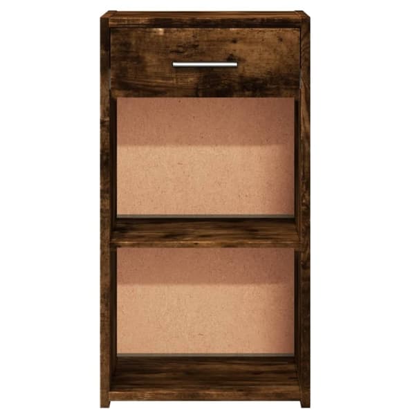 vidaXL Nattbord 2 stk røkt eik 35x34x65 cm konstruert tre