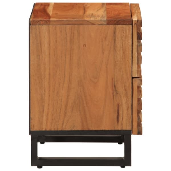 vidaXL Nattbord 40x34x46 cm heltre akasie