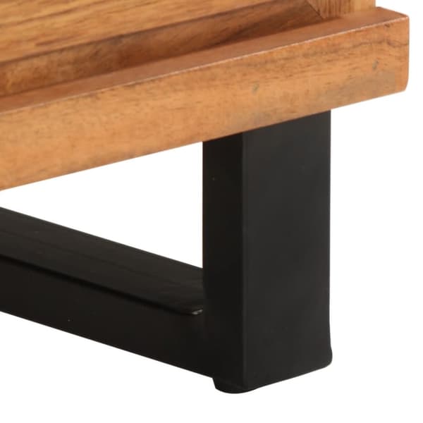 vidaXL Nattbord 40x34x46 cm heltre akasie