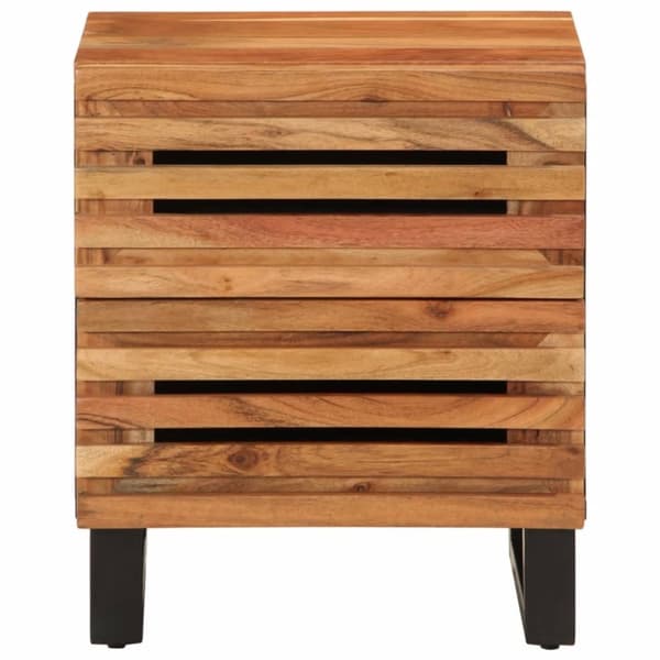 vidaXL Nattbord 40x34x46 cm heltre akasie