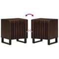 Miniatyrbilde 7 av 10: vidaXL Nattbord 2 stk 40x34x46 cm heltre mango