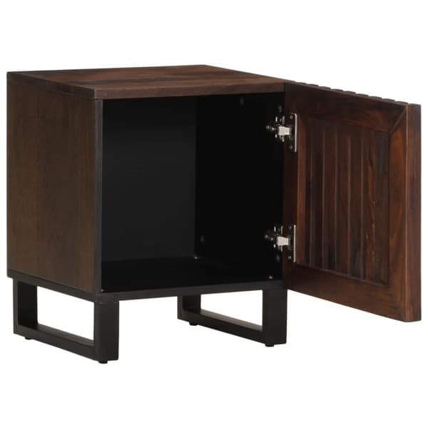 vidaXL sengeborde 2 stk. 40x33x46 cm massivt mangotræ