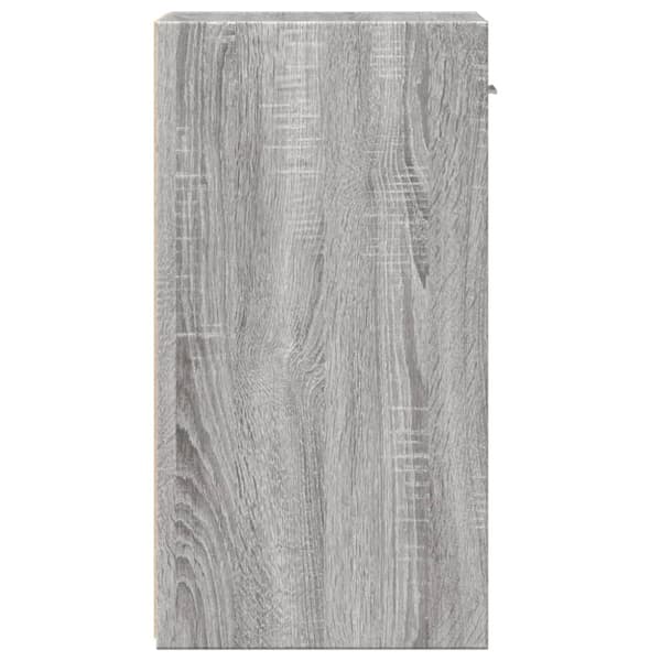 vidaXL sengebord 35x34x65 cm konstrueret træ grå sonoma-eg