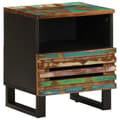 Miniatyrbilde 2 av 11: vidaXL Nattbord 2 stk 40x34x46 cm gjenvunnet heltre