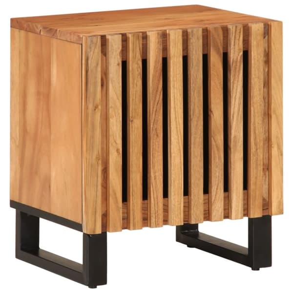 vidaXL Nattbord 2 stk 40x34x46 cm heltre akasie