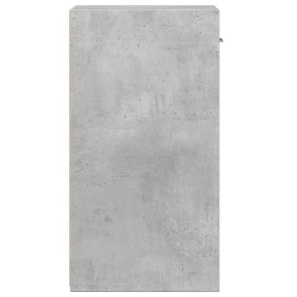 vidaXL sengebord 35x34x65 cm konstrueret træ betongrå