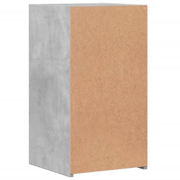 vidaXL sengebord 35x34x65 cm konstrueret træ betongrå