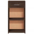 Miniatyrbilde 5 av 11: vidaXL Nattbord 2 stk brun eik 35x34x65 cm konstruert tre