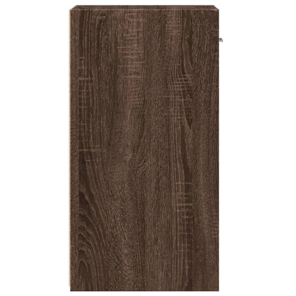 vidaXL Nattbord 2 stk brun eik 35x34x65 cm konstruert tre