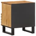 Miniatyrbilde 6 av 11: vidaXL Nattbord 2 stk 40x34x46 cm grovt heltre mangotre