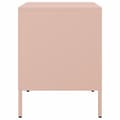 Pikkukuva 8 / 11: vidaXL Yöpöydät 2 kpl pinkki 36x39x50,5 cm teräs
