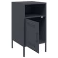 Miniatyrbilde 10 av 11: vidaXL Nattbord 2 stk antrasitt 36x39x68 cm stål