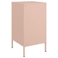 Pikkukuva 9 / 11: vidaXL Yöpöydät 2 kpl pinkki 36x39x68 cm teräs