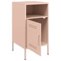 Pikkukuva 10 / 11: vidaXL Yöpöydät 2 kpl pinkki 36x39x68 cm teräs