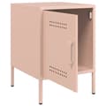 Miniatyrbilde 10 av 11: vidaXL Nattbord rosa 36x39x50,5 cm stål