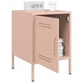 Miniatyrbilde 5 av 11: vidaXL Nattbord 2 stk rosa 36x39x50,5 cm stål