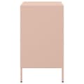 Miniatyrbilde 8 av 11: vidaXL Nattbord rosa 36x39x68 cm stål
