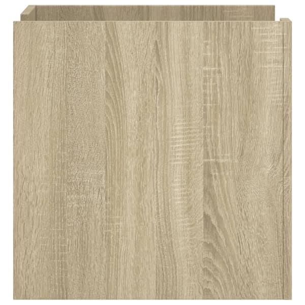 vidaXL Nattbord 2 stk sonoma eik 45x50x50 cm konstruert tre