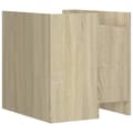 Miniatyrbilde 7 av 11: vidaXL Nattbord 2 stk sonoma eik 45x50x50 cm konstruert tre