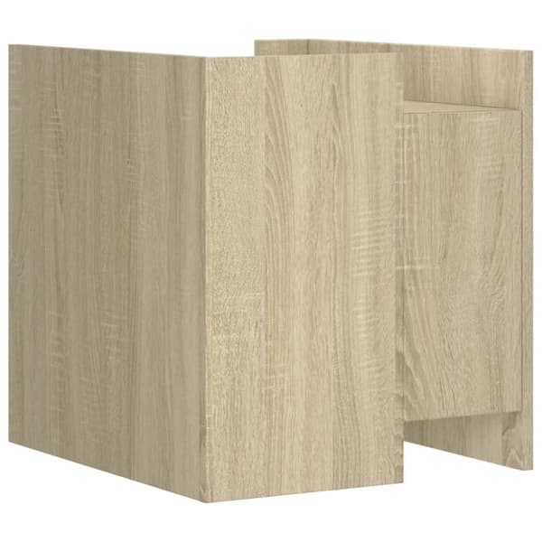 vidaXL Nattbord 2 stk sonoma eik 45x50x50 cm konstruert tre
