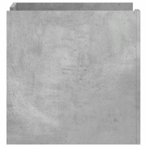 vidaXL Nattbord betonggrå 45x50x50 cm konstruert tre