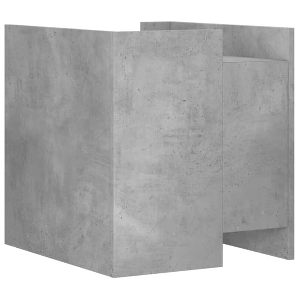 vidaXL Nattbord betonggrå 45x50x50 cm konstruert tre