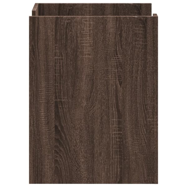 vidaXL Nattbord brun eik 45x50x65 cm konstruert tre