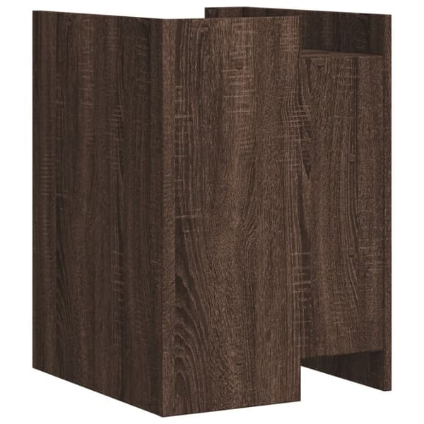 vidaXL Nattbord brun eik 45x50x65 cm konstruert tre