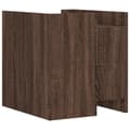 Miniatyrbilde 7 av 11: vidaXL Nattbord brun eik 45x50x50 cm konstruert tre