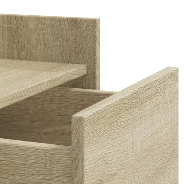 vidaXL Nattbord sonoma eik 45x50x65 cm konstruert tre