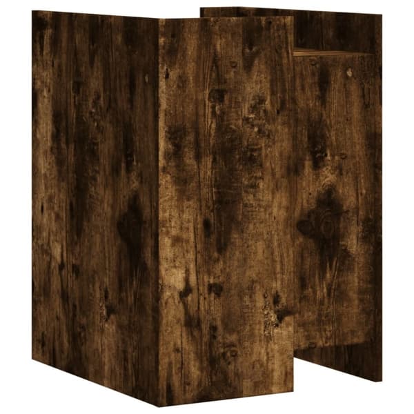 vidaXL sengebord 45x50x65 cm konstrueret træ røget egetræsfarve