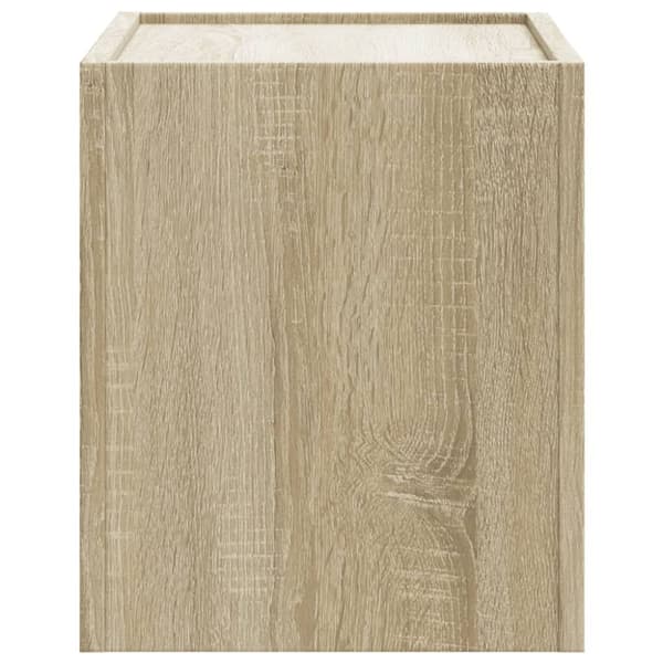 vidaXL væghængte sengeborde 2 stk. 45x30x35 cm sonoma-eg