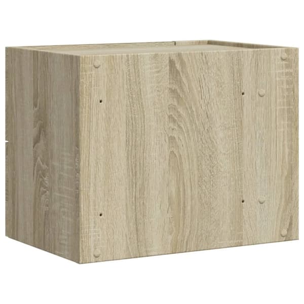 vidaXL væghængte sengeborde 2 stk. 45x30x35 cm sonoma-eg