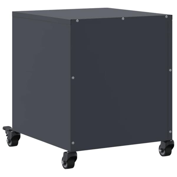 vidaXL Nattbord antrasitt 36x39x43,5 cm stål